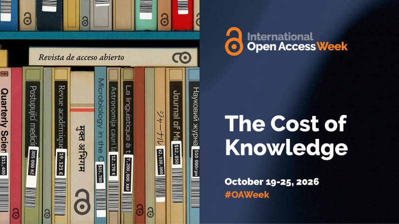 The Cost of Knowledge - Open Access Week 2026
